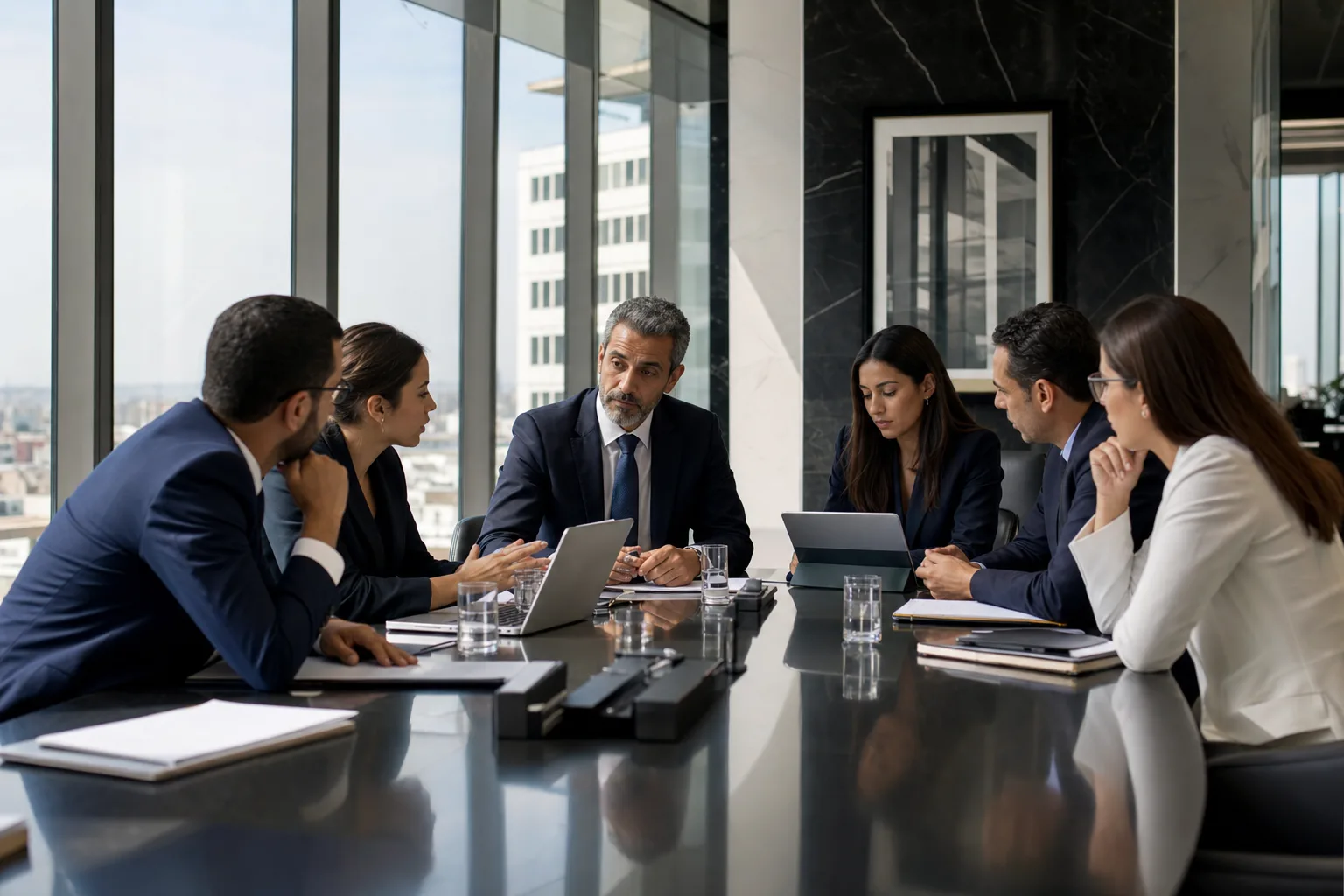 Executive technology strategy session for enterprise IT in Morocco